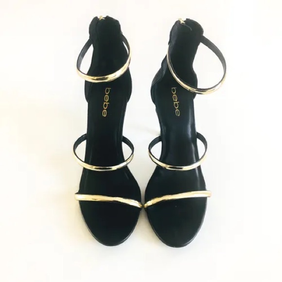 BEBE | Berdine Ankle-Strap Dress Sandals 6.5 - Picture 2 of 12